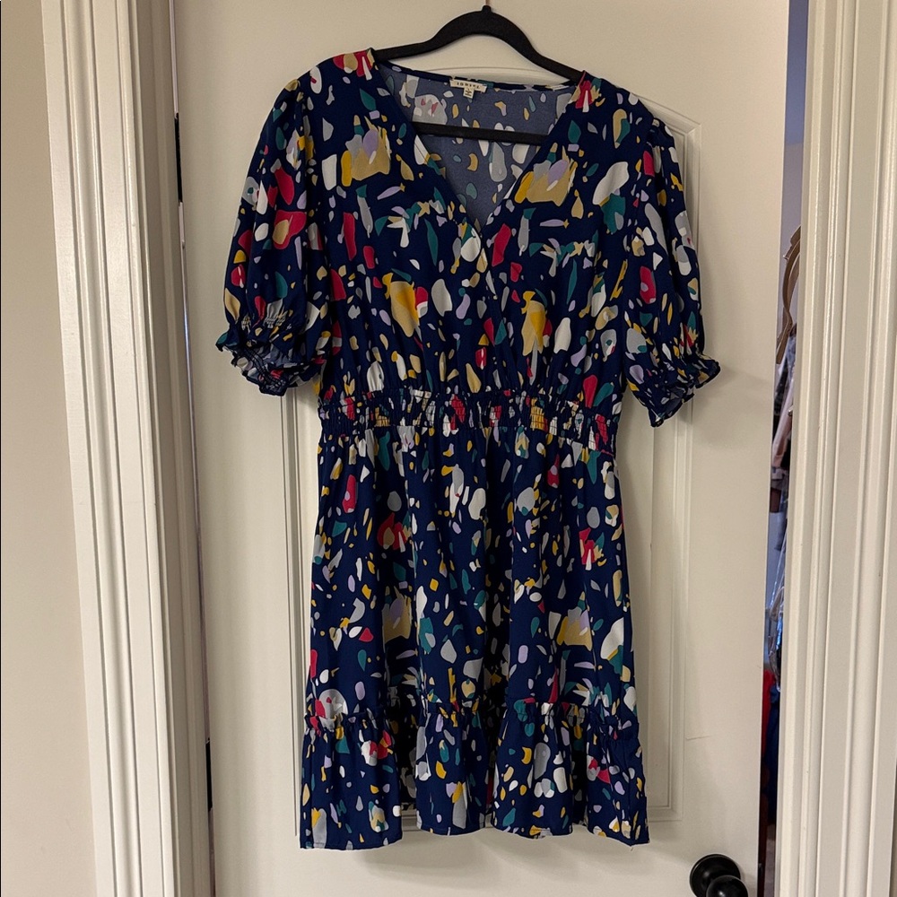 JODIFL Multicolor Abstract Print Dress